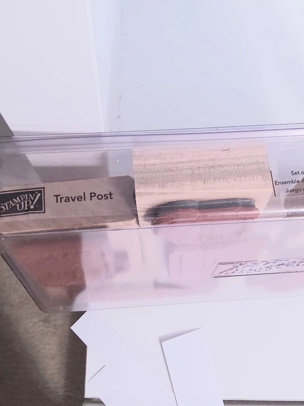 Stampin' Up! Vintage Travel Post